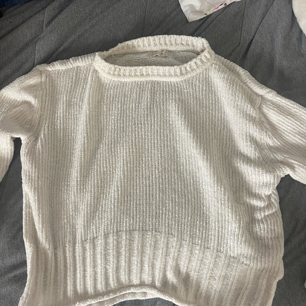 Cozy White Sweater